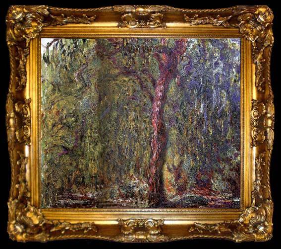 framed  Claude Monet Weeping Willow, ta009-2
